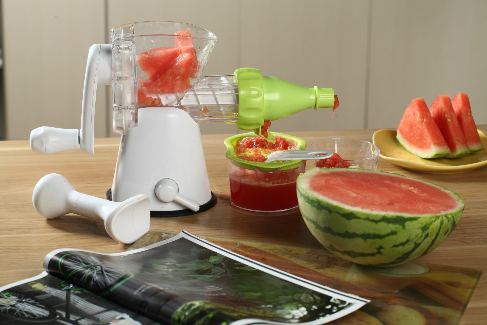 美之扣 榨汁机 手动果汁机 豆浆机图片_5