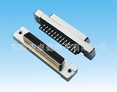 SCSI CN型母座 焊線式無倒鉤(26P,36P,50P,