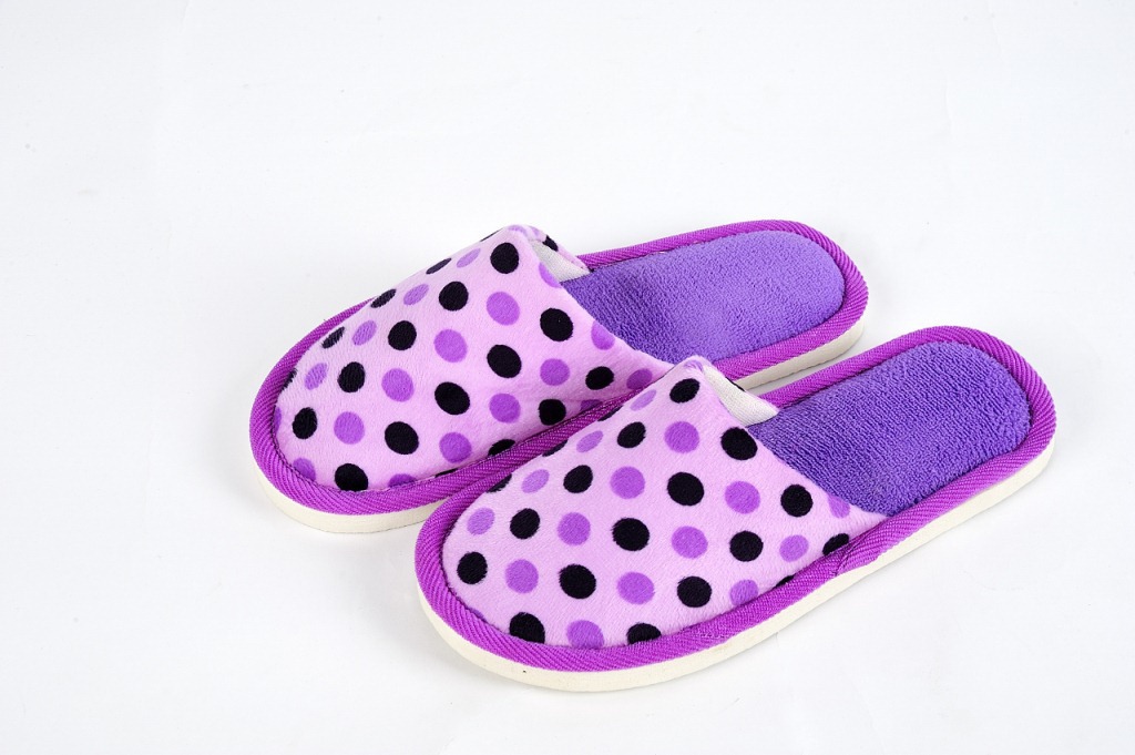 2013圆点帮面家居拖鞋 棉拖鞋厂家直销批发慈溪拖鞋夏季拖鞋慈溪5s
