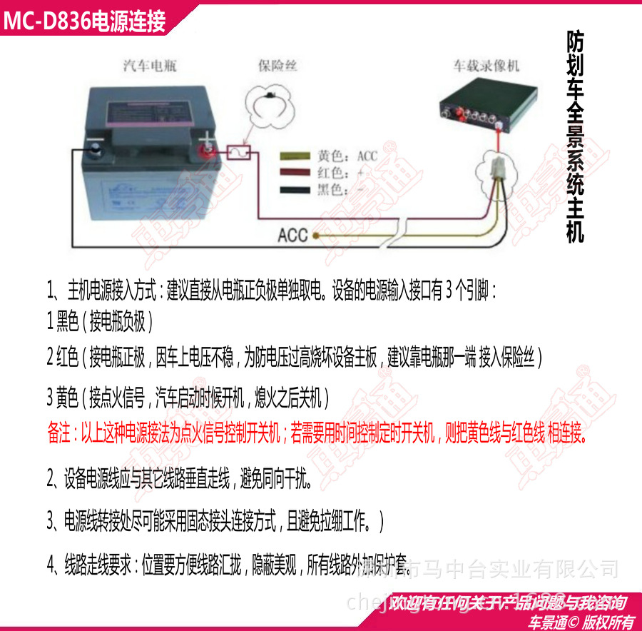 A款電源連接