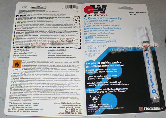 美國Chemtroni CW8100免清洗型助焊劑筆/CW8200松香助焊劑筆工廠,批發,進口,代購