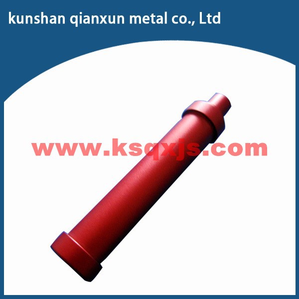 铝加工 车铣加工工 红色阳极处理件