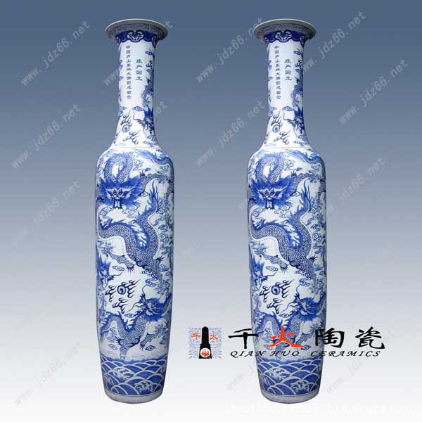 15雕龙戏珠陶瓷大花瓶DPDK04000015-350