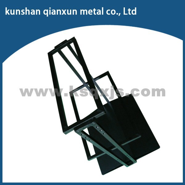 焊接铝制陈列架 铝合金氩弧焊接 一流技术 黑色