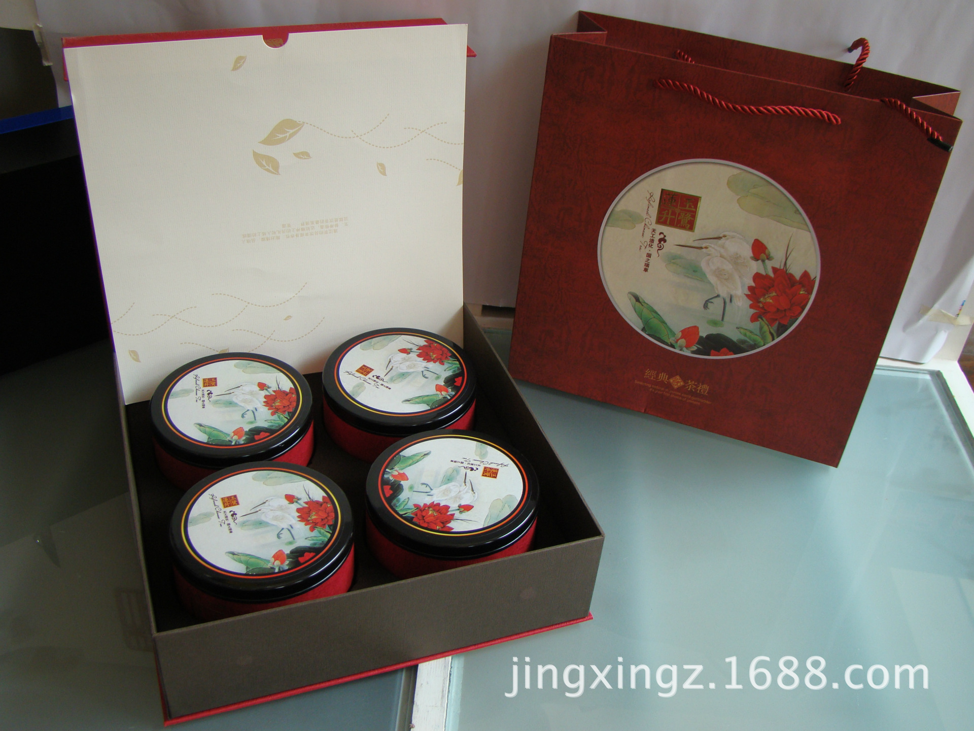 礼盒玉鹭连升一斤通用附