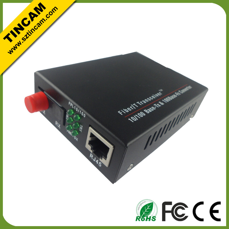 media converter FC single fibe