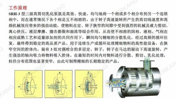 管线式三级高剪切分散乳化泵15kw 循环乳化机 匀浆泵