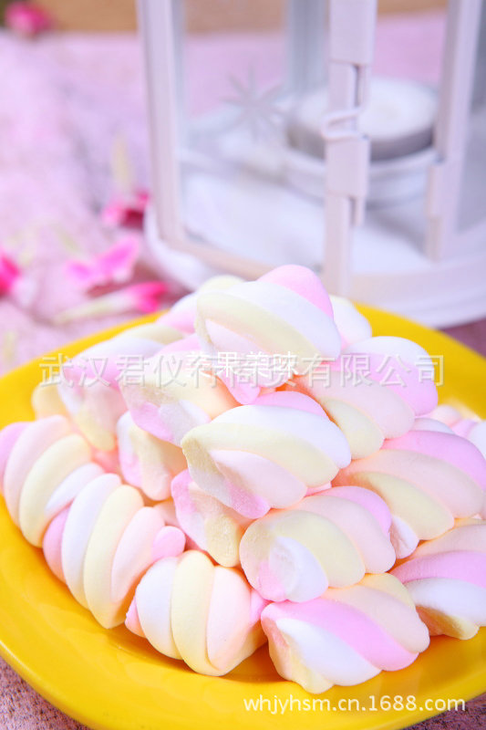 供应批发 花粒棉花糖扭扭棉 八零后的回忆婚庆摆盘休闲食品批发