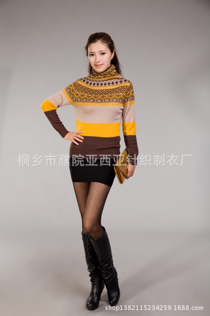 2013秋冬尊贵妈妈装新款羊毛衫