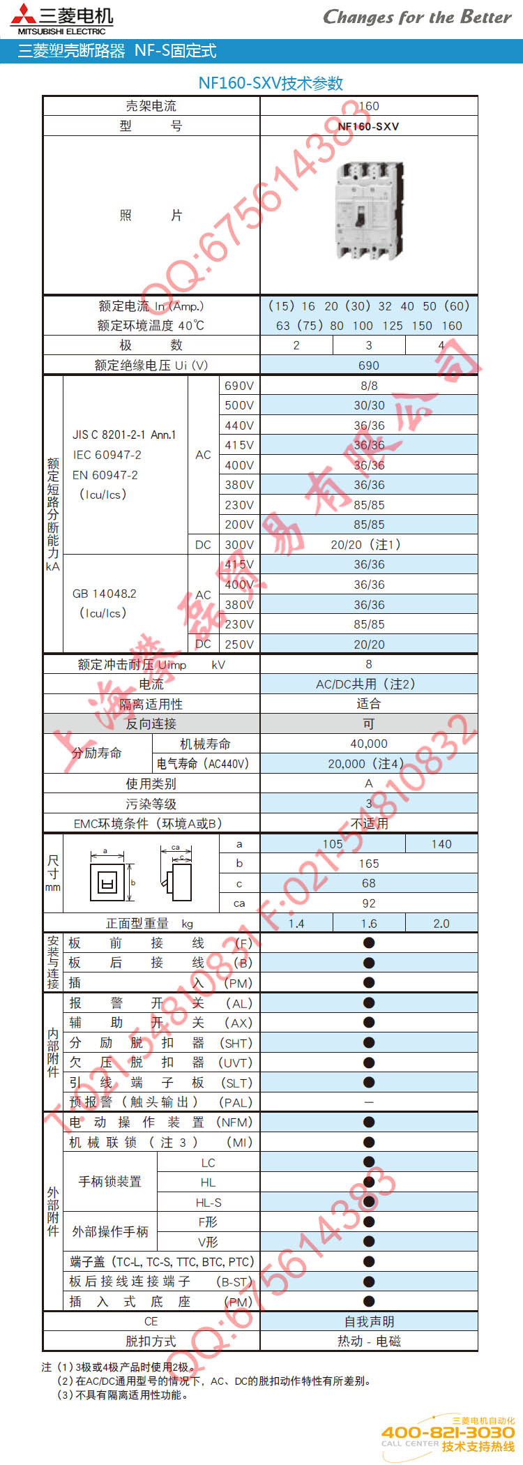 NF160-SXV说明