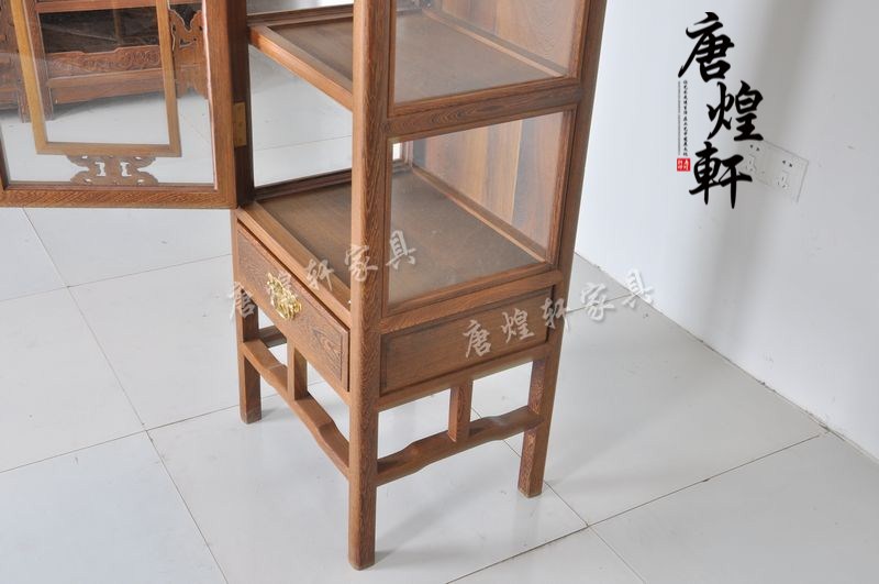鸡翅木单门酒柜 (5)