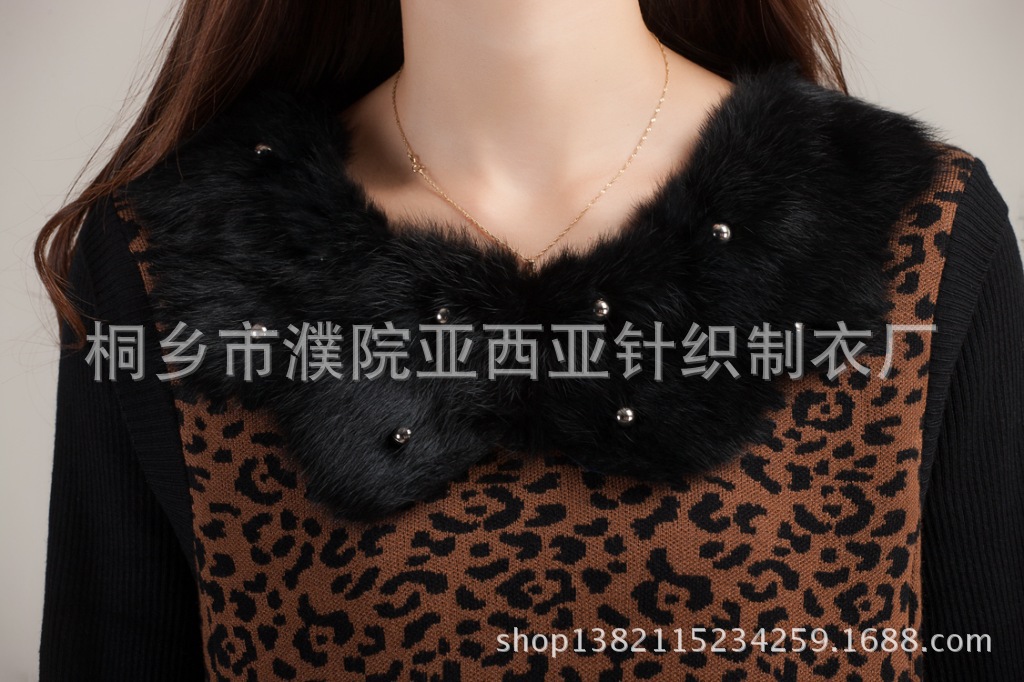 2013秋冬尊贵妈妈装羊毛衫