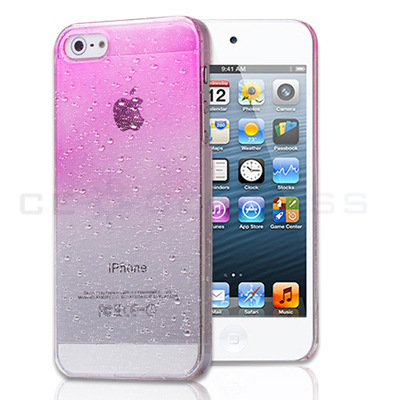 water drop pink case for iphon