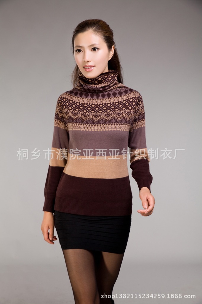 2013秋冬尊贵妈妈装新款羊毛衫