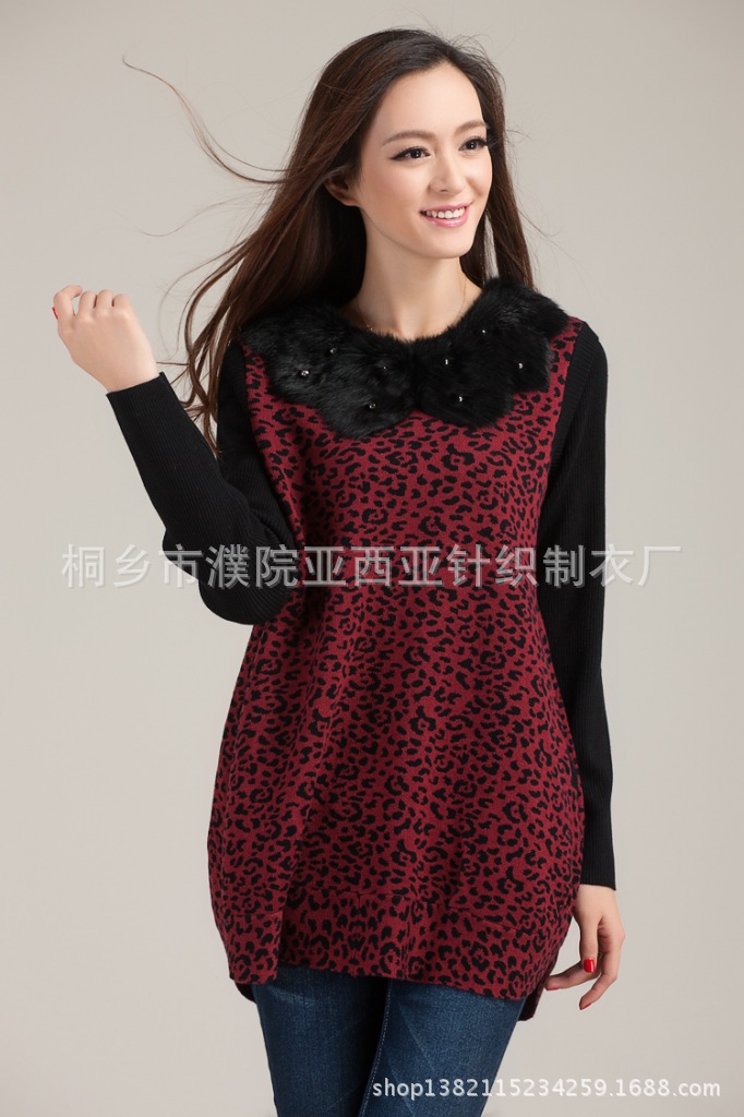 2013秋冬尊贵妈妈装羊毛衫