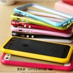拼接組合 iphone5 小蠻腰混搭 邊框 手機殼 蘋果5奶油質感 保護殼