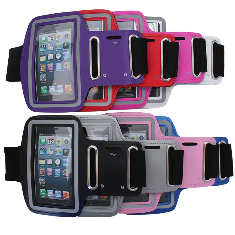 双孔臂带手机包