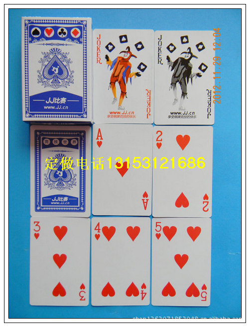 广告扑克产品效果图