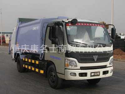 中集ZJV5081ZYSLYBJ压缩式垃圾车ISF3.8s4141北京福田康明斯发动机