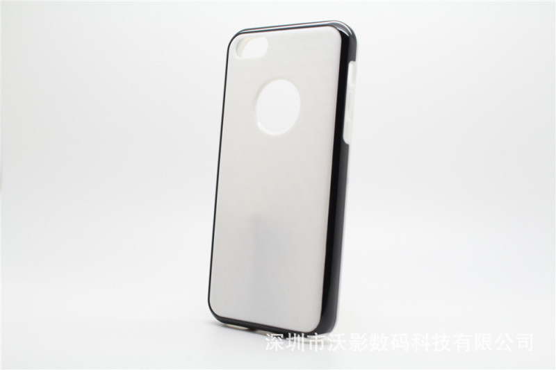 iphone5c曬紋雙色軟殼