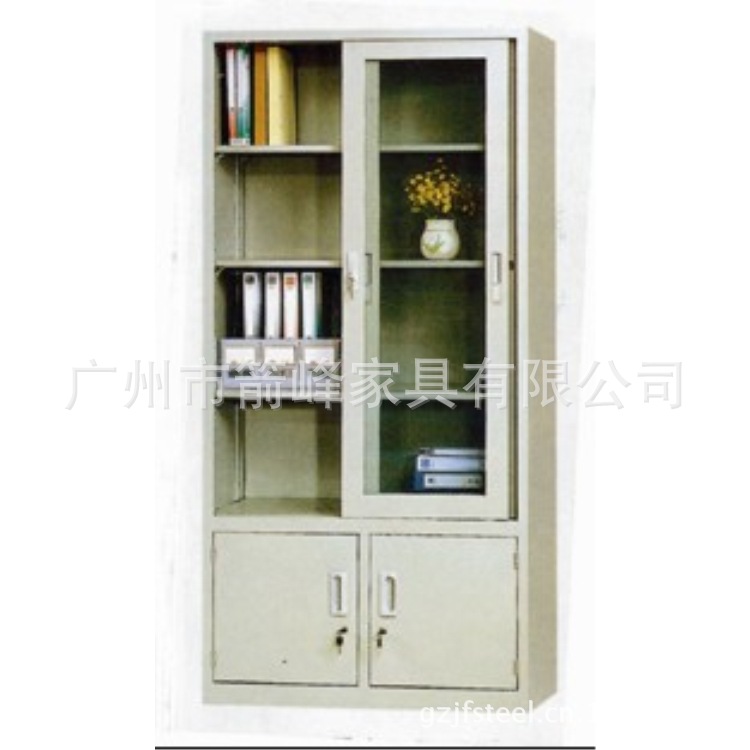 JF-808 小双门玻璃柜 440元