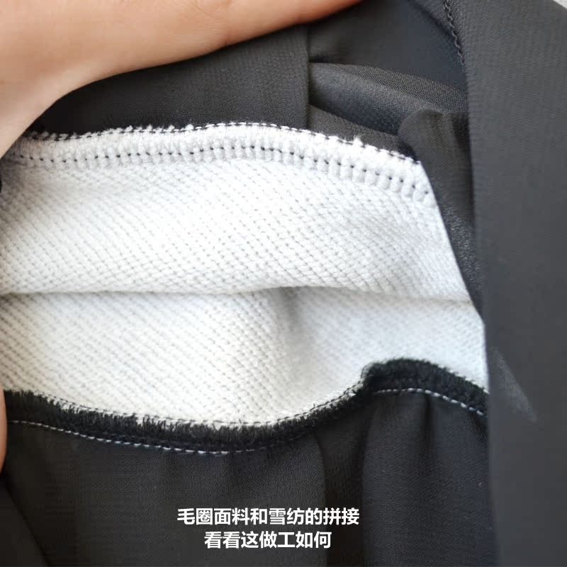 雪紡拼接衛衣
