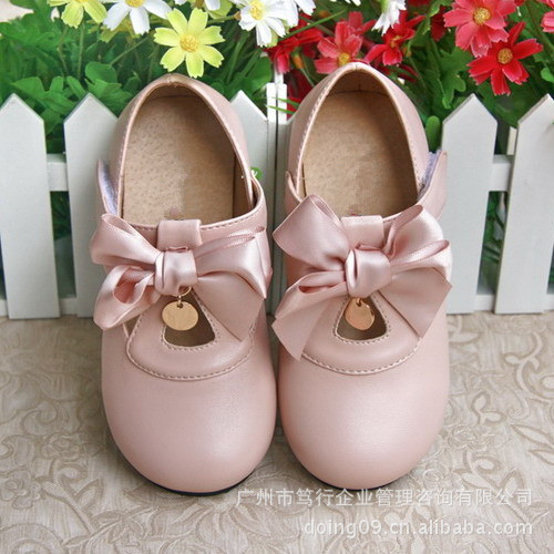 2014秋款广州童鞋  蝴蝶结儿童皮鞋 中大童女童公主鞋单鞋批发333