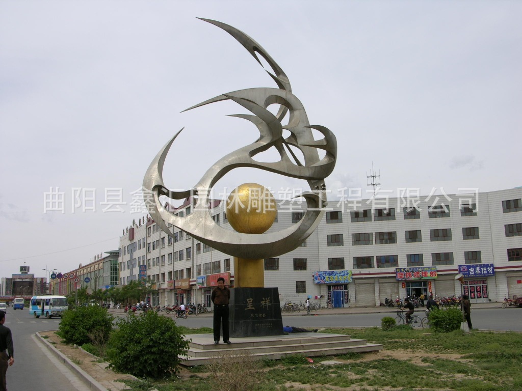 不锈钢雕塑【江湖热卖】不锈钢景观雕塑 大型广场雕塑