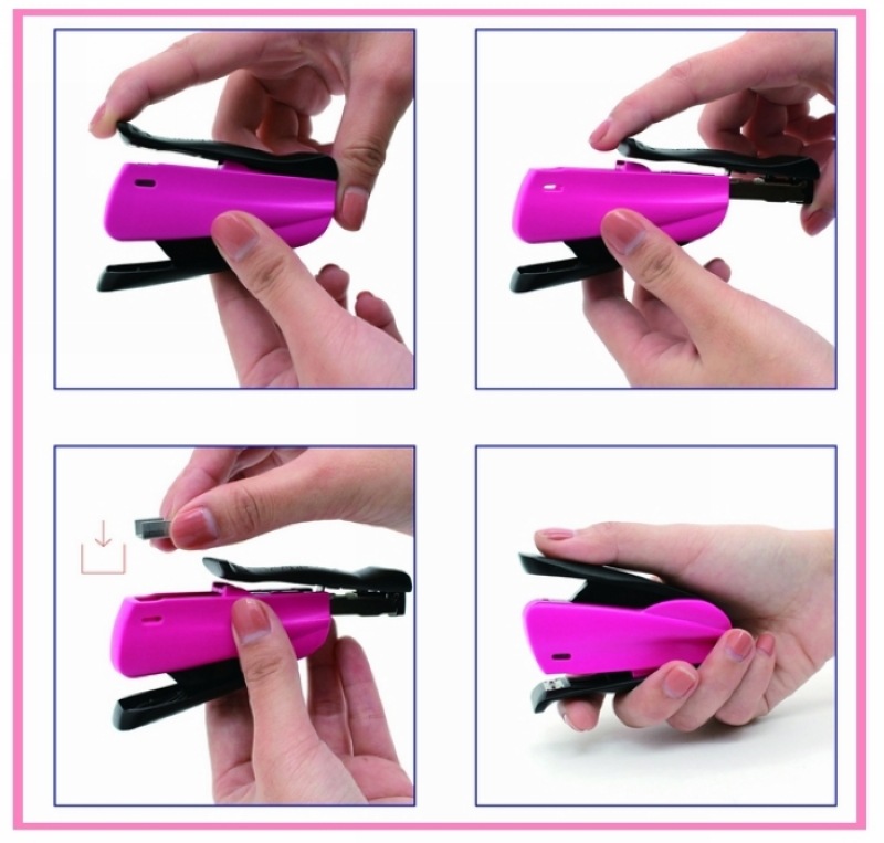 訂書機操作方式圖片