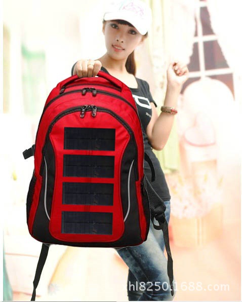 太阳能包太笔记本手机充电包登山旅游商务太阳能包