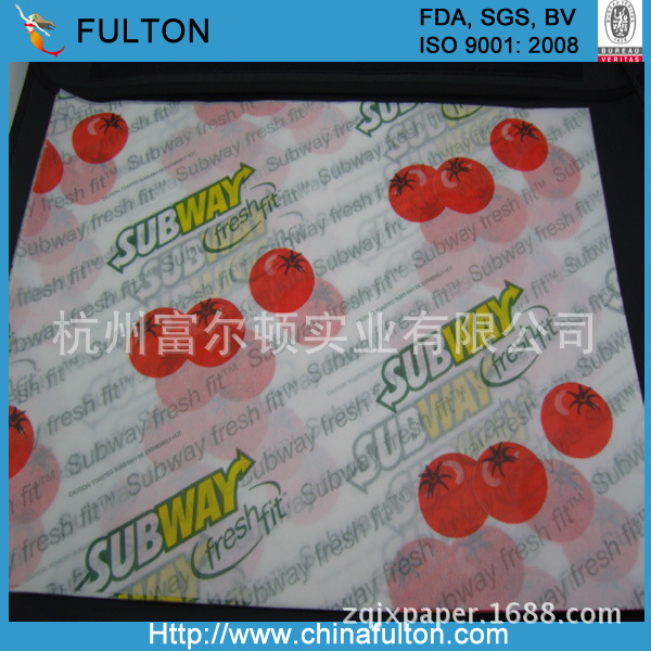 subway greaseproof paper
