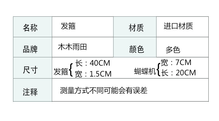 表格