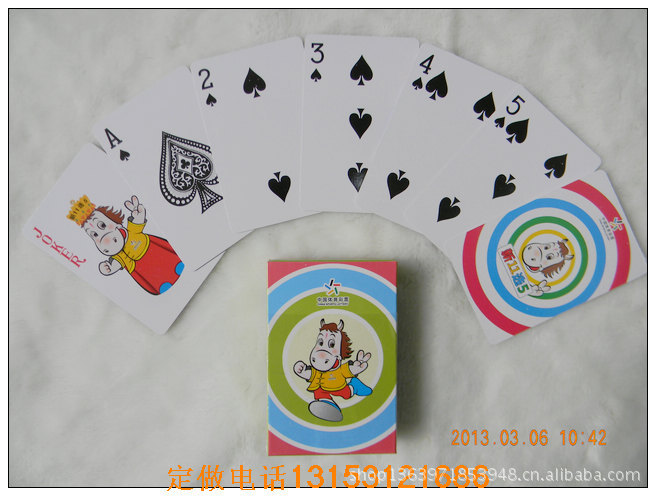 最新广告扑克产品图片