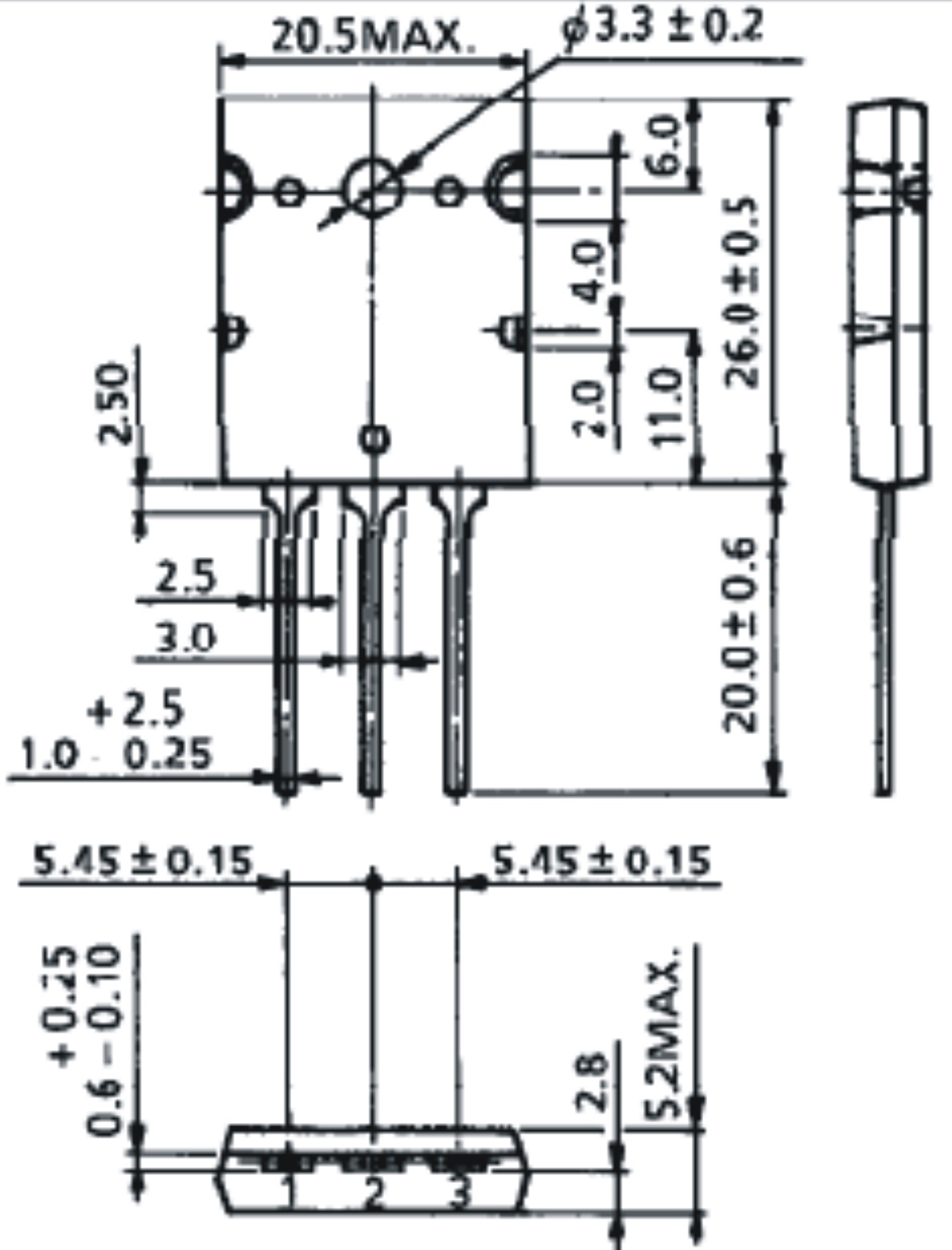 TO-3PL外形尺寸图