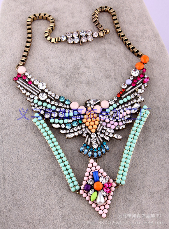 Shourouk-eagle-crystal-necklac