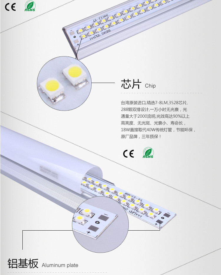 商品细节图-灯芯/铝基板展示
