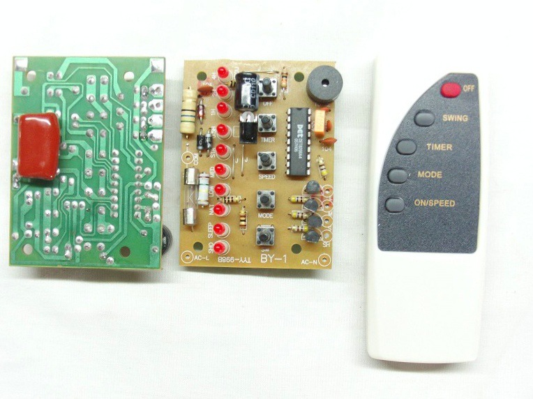 电风扇控制板厂家 fan control board 台式立式风扇遥控电路板图片_5