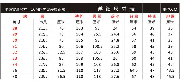 男裝lee牛仔長褲