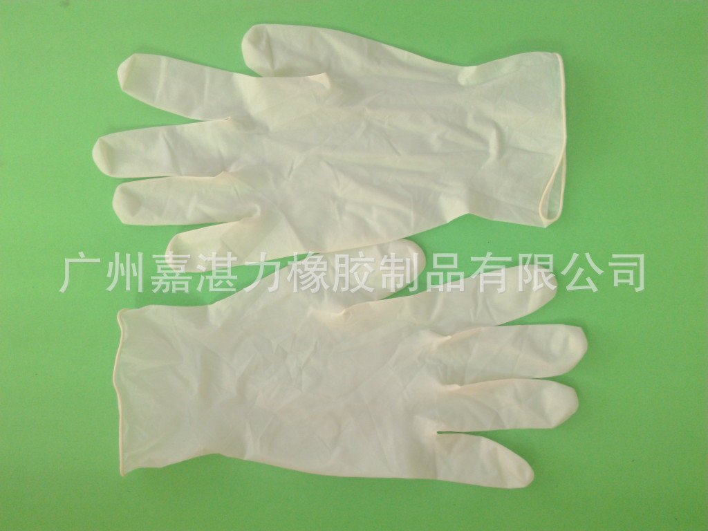 9寸无粉麻面乳胶手套 (13)