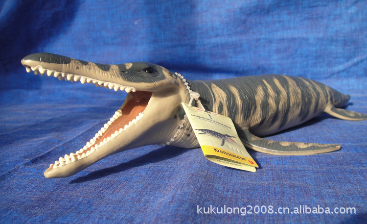 美国safari克柔龙长头龙仿真恐龙模型玩具卡耐基认证海洋馆收藏