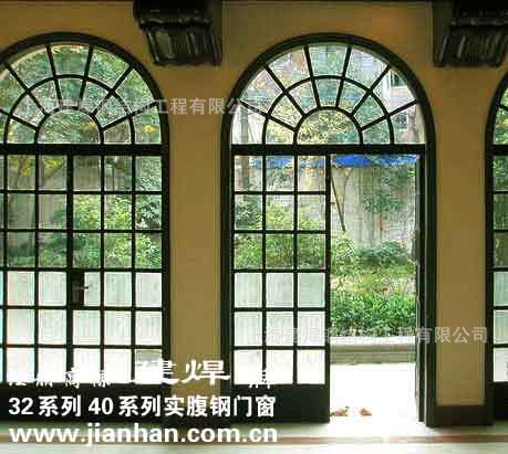 上海古建筑老洋房、老别墅钢窗