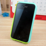 拼接組合 iphone4 4S 小蠻腰 蘋果邊框 後殼外殼 奶油質感 手機殼