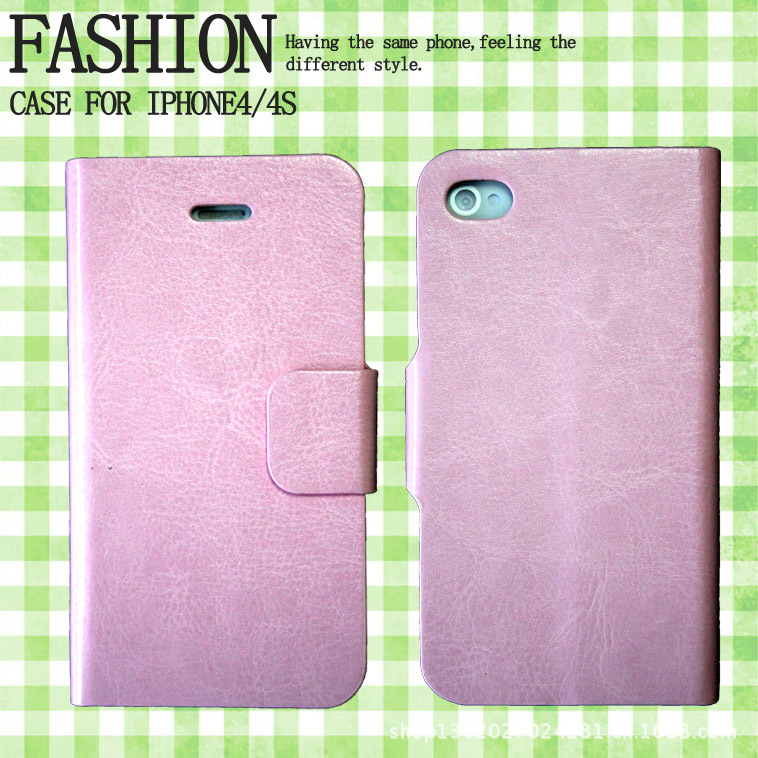 疯马纹iphone4,4s皮套