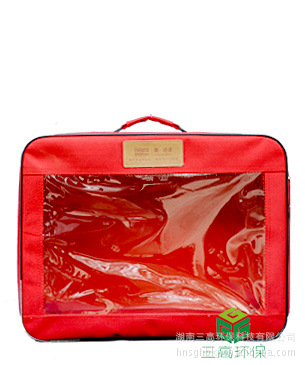 【厂家定制】爱晚亭 无纺布环保家纺包装袋 