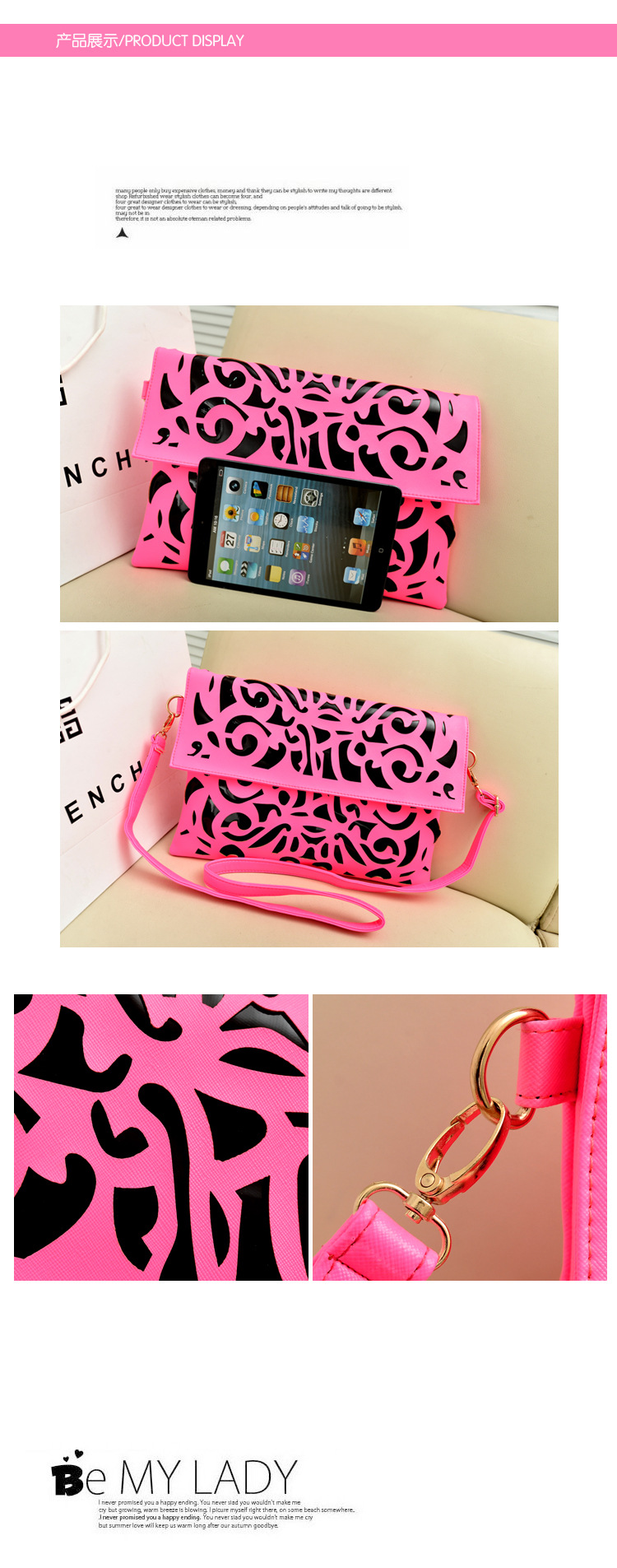 方塊鏤空肩包-5