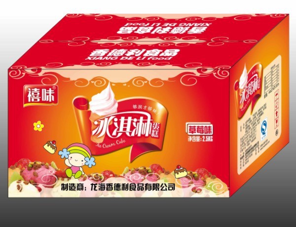 龙海禧味冰淇淋草莓味