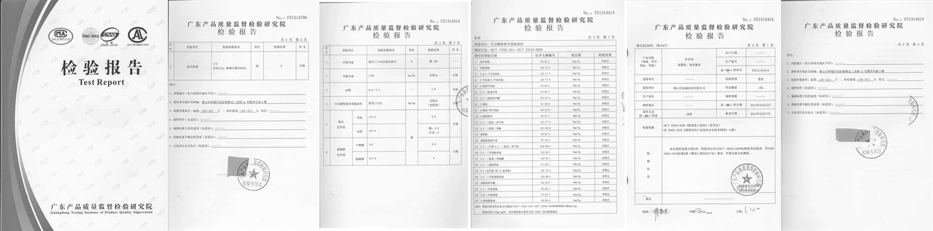 A類檢測報告