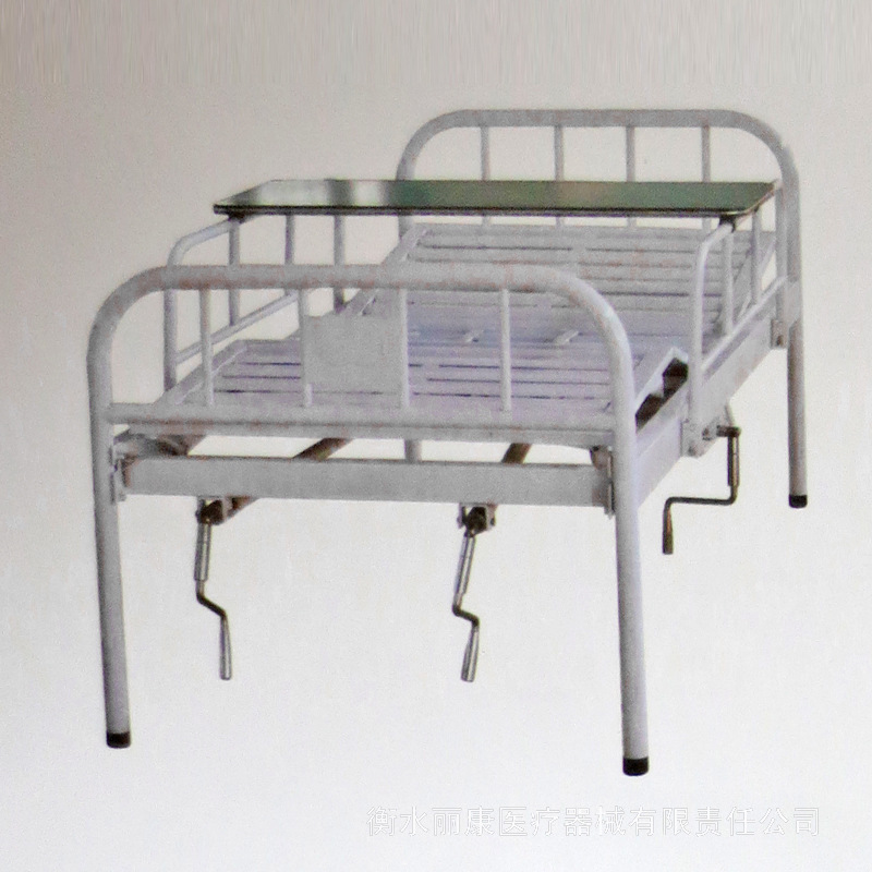 KL-A13-全噴塑管床頭雙搖床