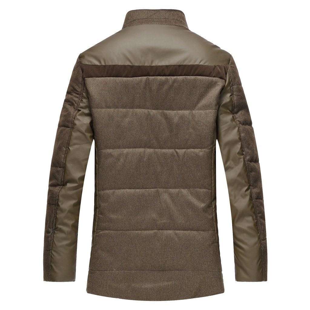 加厚男装棉服 男士棉衣棉服 商务休闲男外�? height=