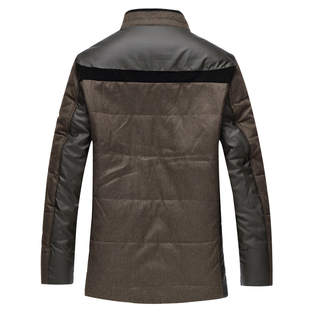 加厚男装棉服 男士棉衣棉服 商务休闲男外�? height=